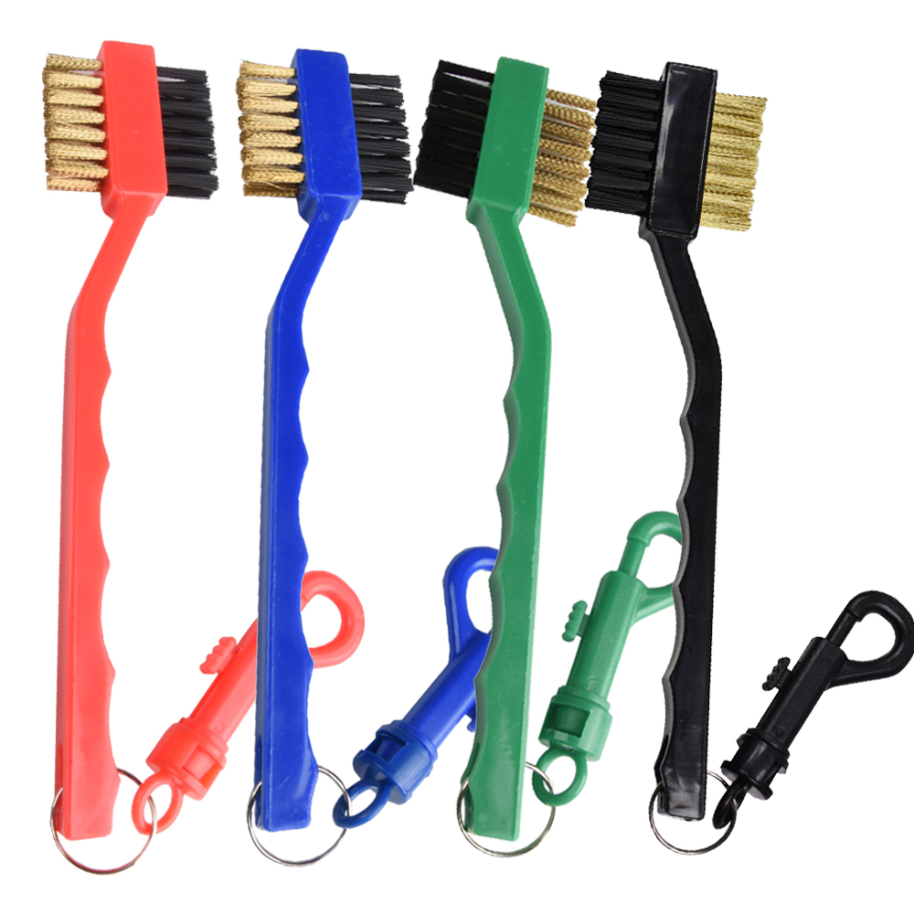 Golf Equipment Discount - Golf Cleaning Brush Double-Sided Design Portable