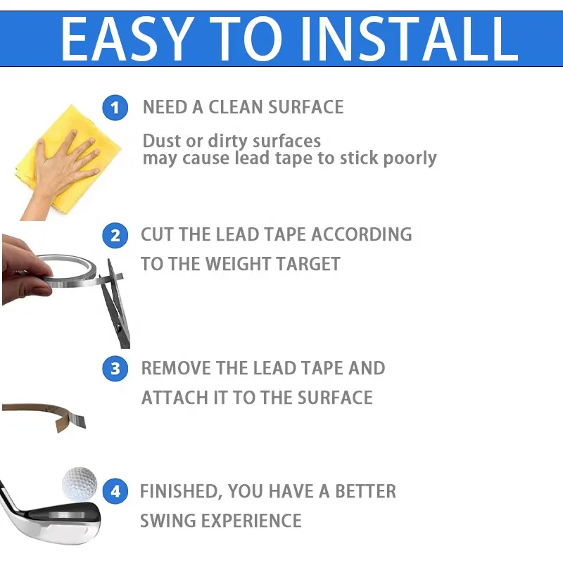 Golf Weighted Lead Tape Golf U - Golf Equipment Store ulasan dan harga