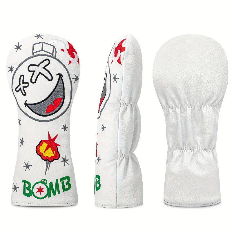 Golf Club Head Cover - White,  - Golf Equipment Suppliers ulasan dan harga