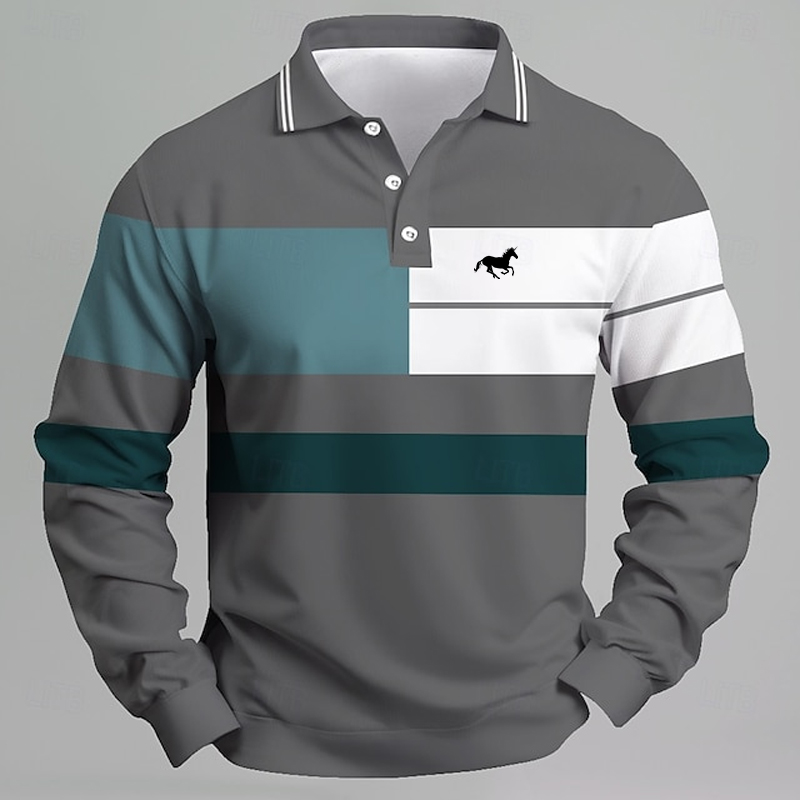 Men's Striped Printed Unicorn  - Golf Equipment Discount ulasan dan harga