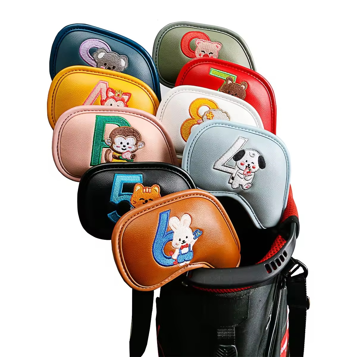 9Pcs Cute Cartoon Animal Golf  - Golf Equipment Suppliers ulasan dan harga