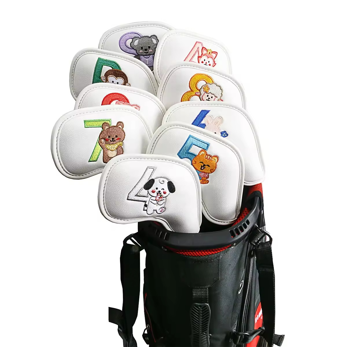 9Pcs Cute Cartoon Animal Golf  - Golf Equipment Suppliers ulasan dan harga